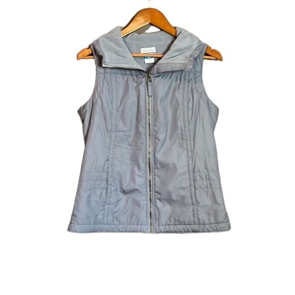 Columbia blue/ grey fleece lined vest - Picture 1 of 13